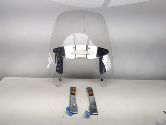 97-09 Yamaha Royal Star Tour Deluxe XVZ1300LT Windshield Wind Screen W/Brackets