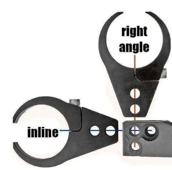 Rugged Radios AMH-1.8 1.8in Antenna Bar Mount Horizontal Bar Clamp AMH-1.8