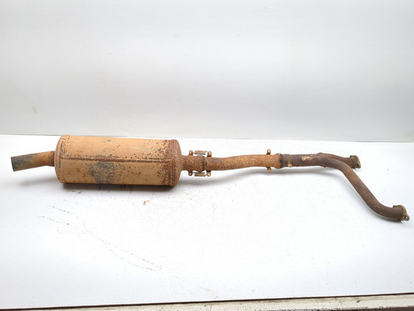 18 Club Car Carryall 1700 Rear Muffler & Header Pipe Exhaust System Can Slip-On