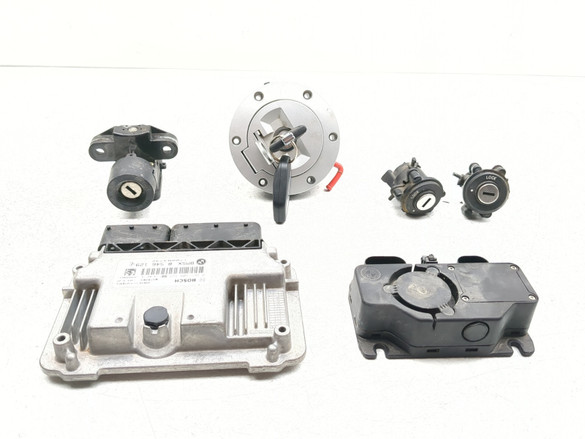 11-15 BMW K1600 GT ECU CDI Box Security Alarm Gas Fuel Cap Ignition Locks Set