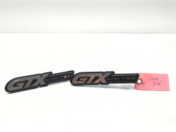 10-16 Seadoo GTX Limited iS 260 Left & Right Side Emblem BROKEN