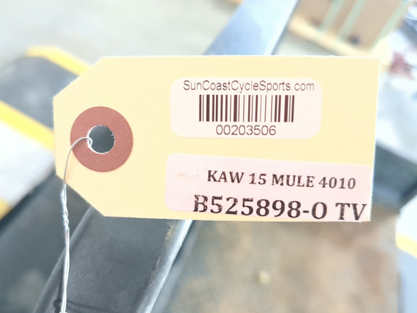 09-24 Kawasaki Mule 4010 Trans KAF620 4x4 Rear Cargo Bed - Sun