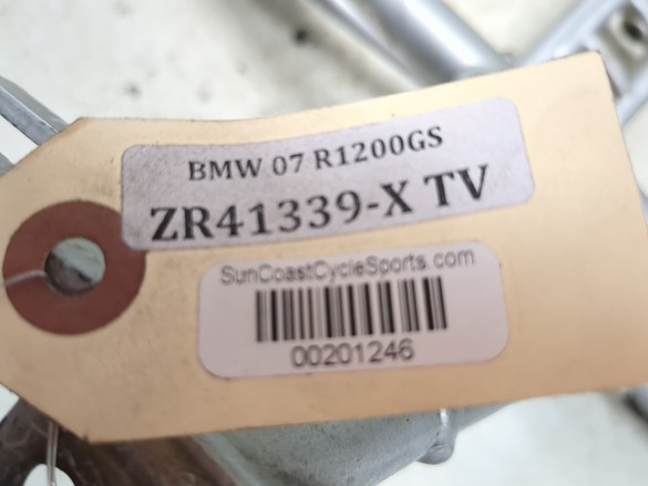 04-08 BMW R1200GS Main Frame Chassis W/ Subframe STRAIGHT CLN