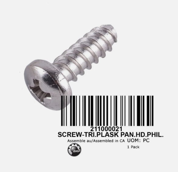 QTY 10 | Sea-doo Phillips Pan Head Srew 211000021