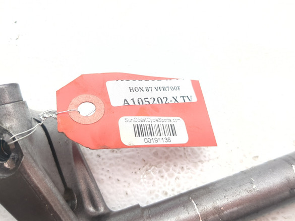 86 87 Honda VFR 700 F Interceptor Right Clip On Handle Bar - Sun