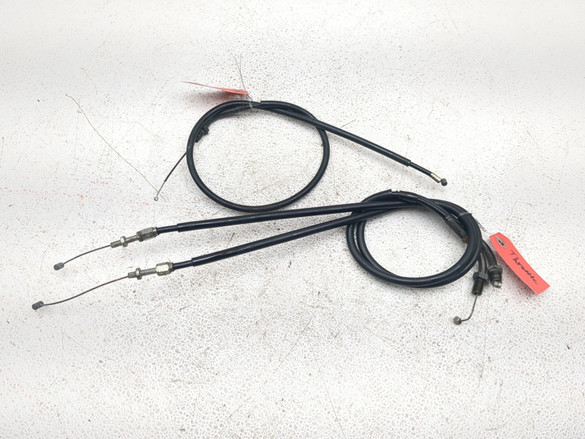93-96 Honda CBR1000F Hurricane Throttle Choke Cable Set Pair