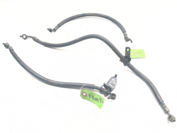07-08 Kawasaki Ninja ZX600 ZX6R Front Brake Line Set - Sun Coast