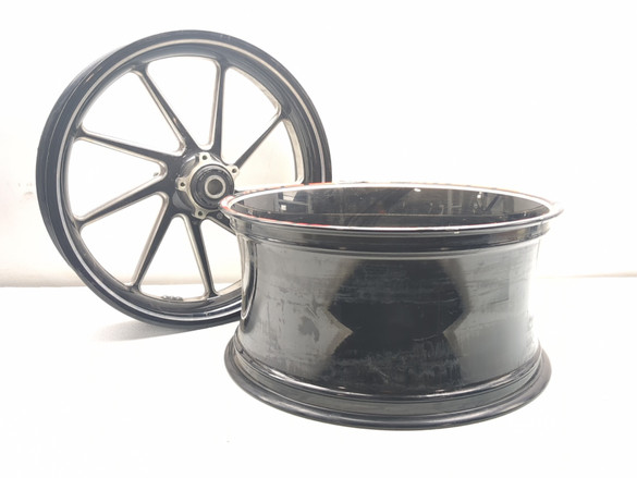 11-14 Ducati Diavel BREMBO Front 17X3.50 & Rear 17X8 Wheel Rim Set Pair