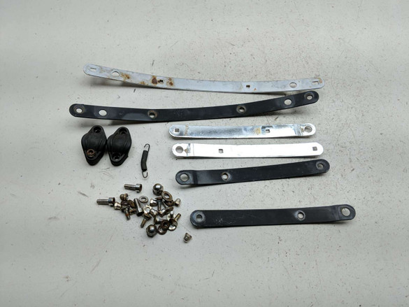 01 Honda Shadow Spirit VT1100C Windshield Trim Cover Brackets
