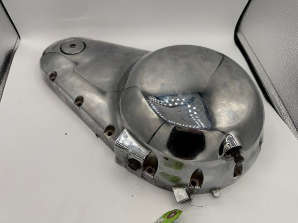 04-10 Kawasaki Vulcan 2000 Engine Motor Left Side Clutch Cover 501017 DAMAGED