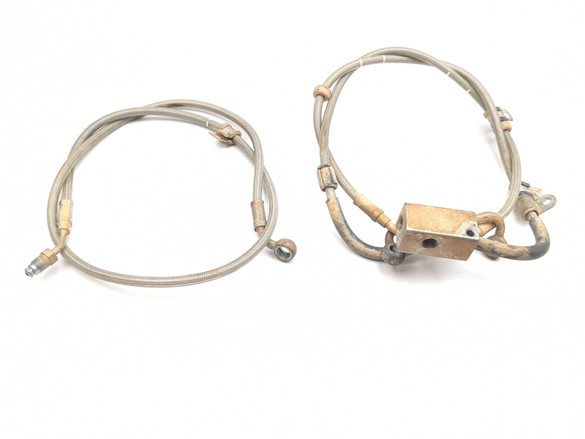 23-25 Can Am Outlander DPS 500 Front Master Brake Line Hose Splitter Block Set