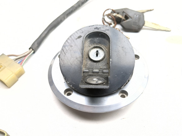 05 06 Kawasaki ZX6 ZX 636 Lock Set Ignition Switch Fuel Cap & Seat