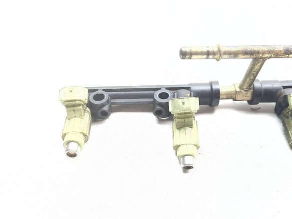 05 06 Kawasaki ZX6 ZX 636 Secondary Gas Fuel Rail with Injectors
