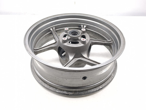 05 06 Kawasaki ZX6 ZX 636 17X5.50 Rear Wheel Rim STRAIGHT 41073