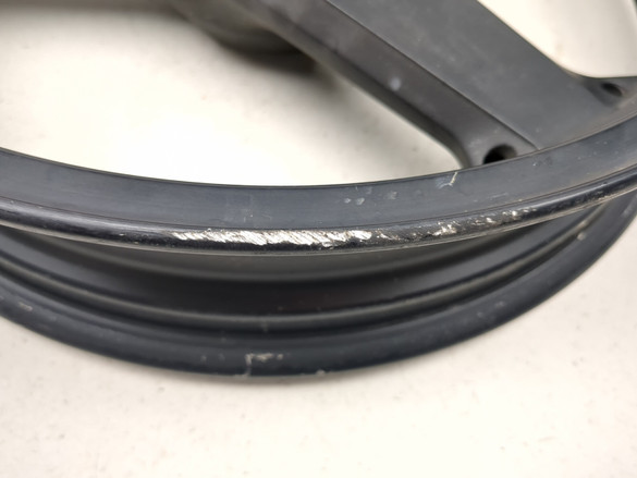 00-01 Kawasaki Ninja ZX1200 ZX12R 17x3.50 Front Wheel Rim STRAIGHT