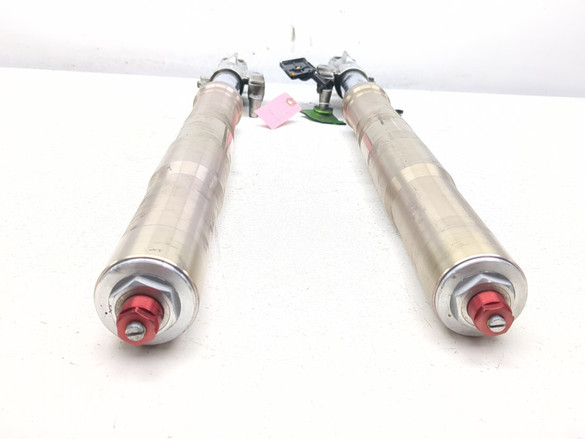 00-01 Kawasaki Ninja ZX1200 ZX12R Front Left Right Fork STRAIGHT
