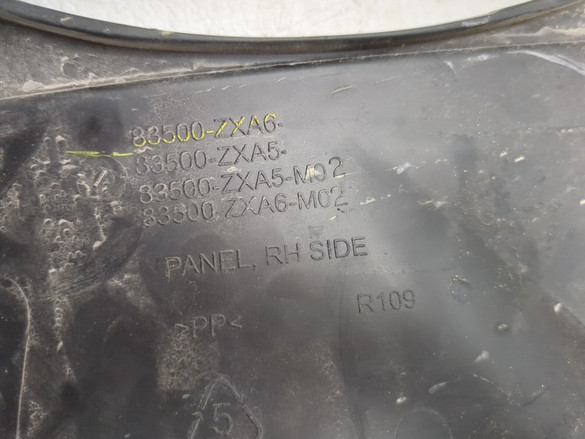 19-24 Textron Tracker Off Road 450 Left Right Console Side Panel