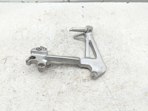 98-01 Honda VFR800 FI Interceptor Rear Left Passenger Foot Peg with Lock NO KEY