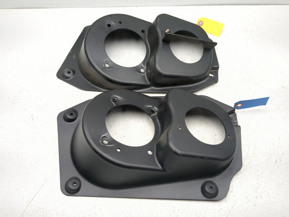 22-24 Kandi EV Cowboy E10K Front Left & Right Headlight Bezel Cover Panel Set
