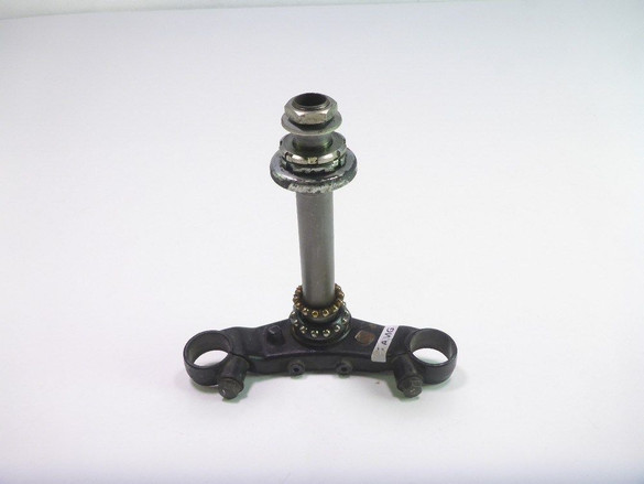1989 Honda VTR 250 Interceptor Bottom Lower Triple Steering Tree Clamp DAMAGED TRSH DV 1989 Honda VTR 250 Interceptor Bottom Lower Triple Steering Tree Clamp DAMAGED TRSH DV