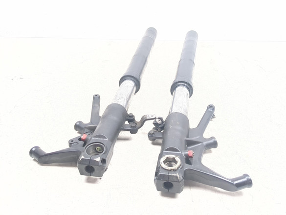 12-21 Kawasaki Ninja ZX14 Front Suspension Fork Tube Set STRAIGHT