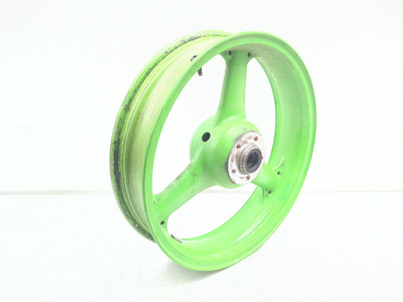 98 99 Kawasaki Ninja ZX6R ZX600G Front Wheel Rim BENT 17X3.50
