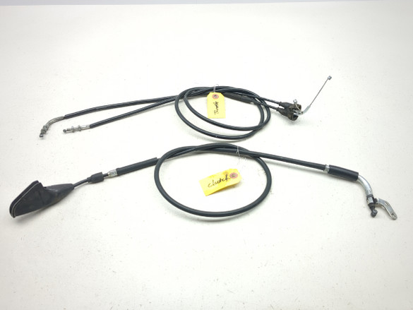 00-24 Suzuki DRZ400SM DRZ 400 Throttle Cable Lines And Clutch Cable