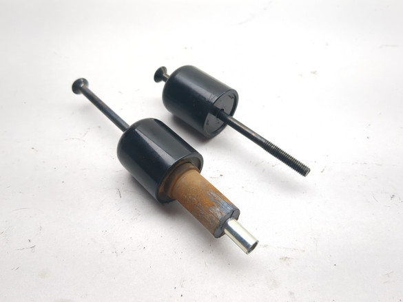 07-11 Suzuki V Strom DL650 Left Right Handlebar End Weights Set 56200-06861