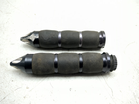 06-09 Victory Vegas 8 Ball Front Left Right Avon Handlebar Grip Set