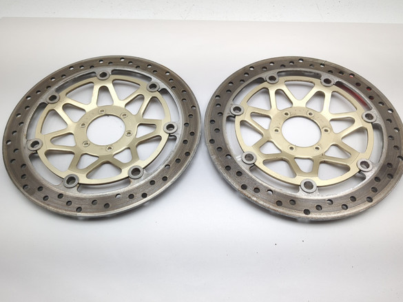 99-07 Honda CBR1100XX Blackbird Front Brake Rotor Disc Set 45120