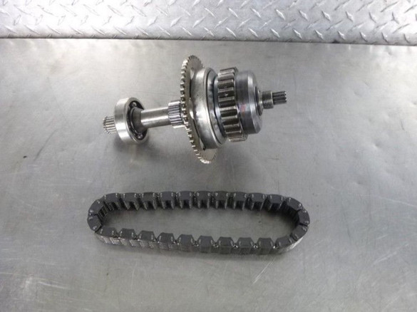 89 Kawasaki ZX6 Output Shaft And Chain Drive Gear