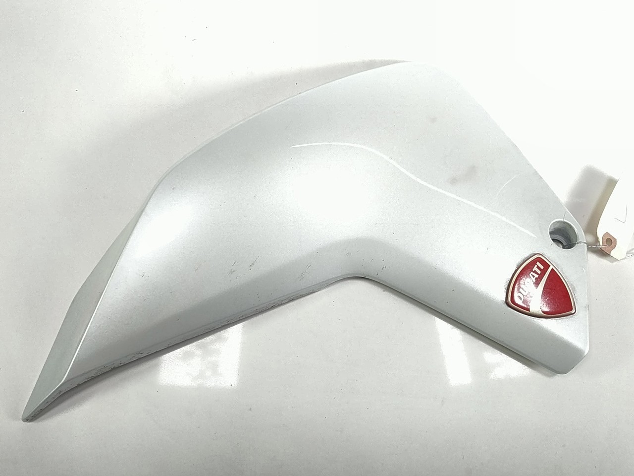 12 Ducati Multistrada 1200 Left Upper Fairing Air Cowl Cover White 48032911A