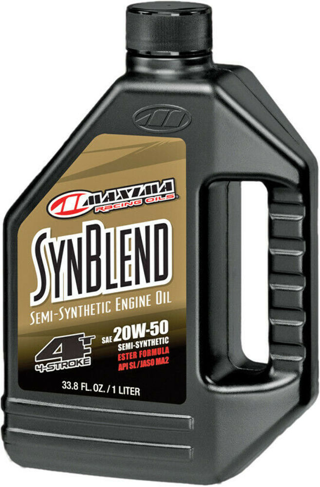 Maxima Synthetic Blend 4-Stroke Oil 20W-50 1 Liter 20W50 35901B 53-0907 78-9878