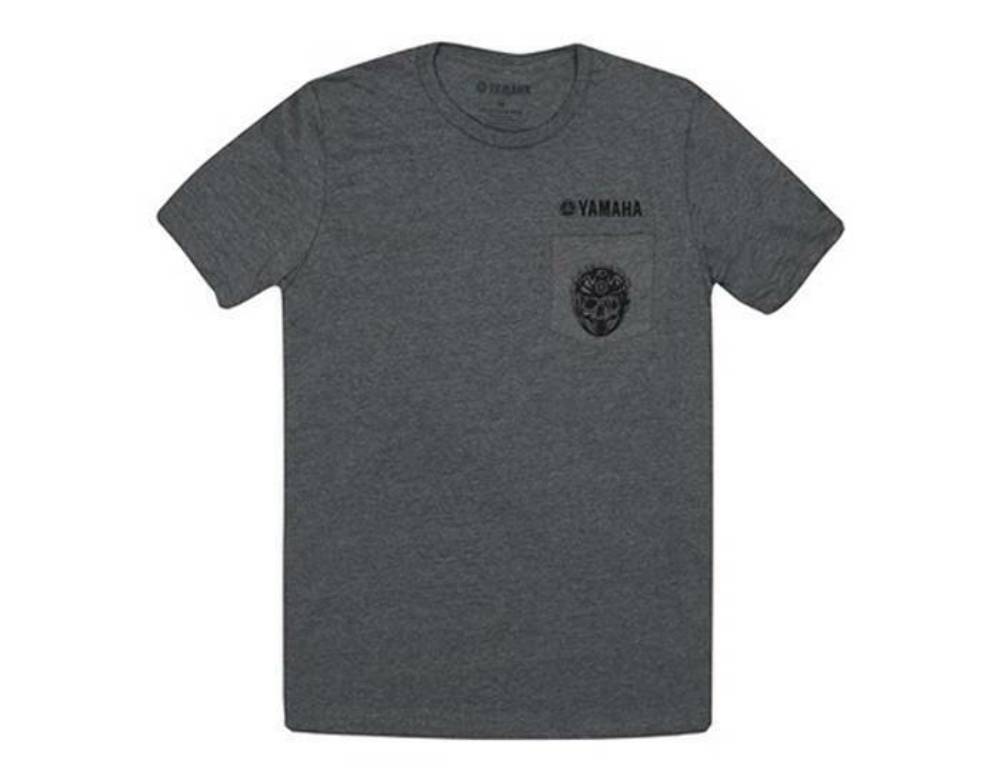 Yamaha MENS SPEED DEMON POCKET T-SHIRT 2XLARGE GRAY VDF-18TSD-GY-2X