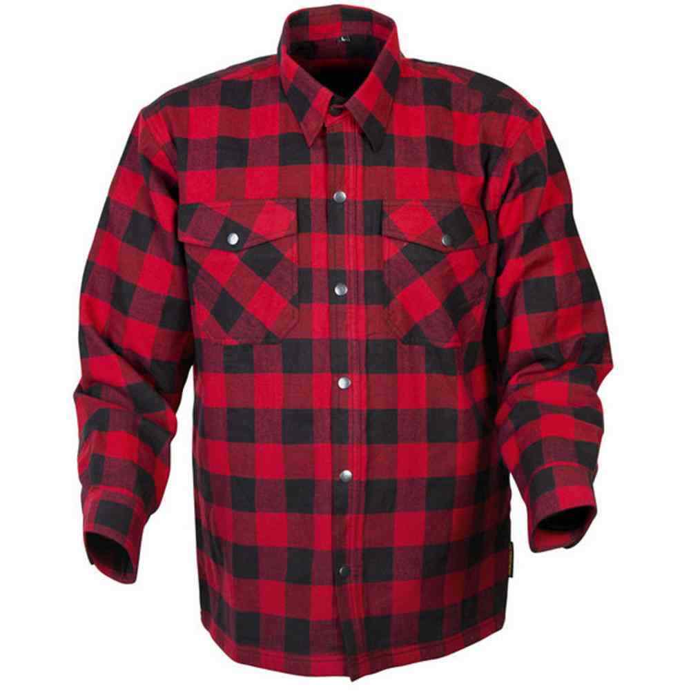 Scorpion Open Box Riding Protection Flannel Shirt Red 75-55013X Size 3XL