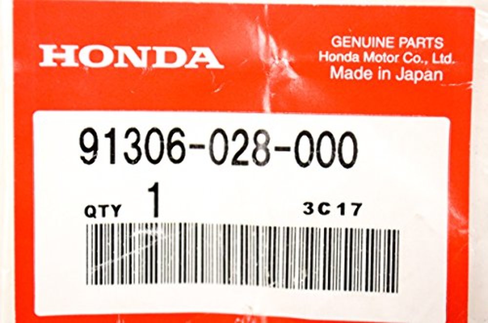 Honda 91306-028-000 O-RING (9.5X1.6) QTY 1
