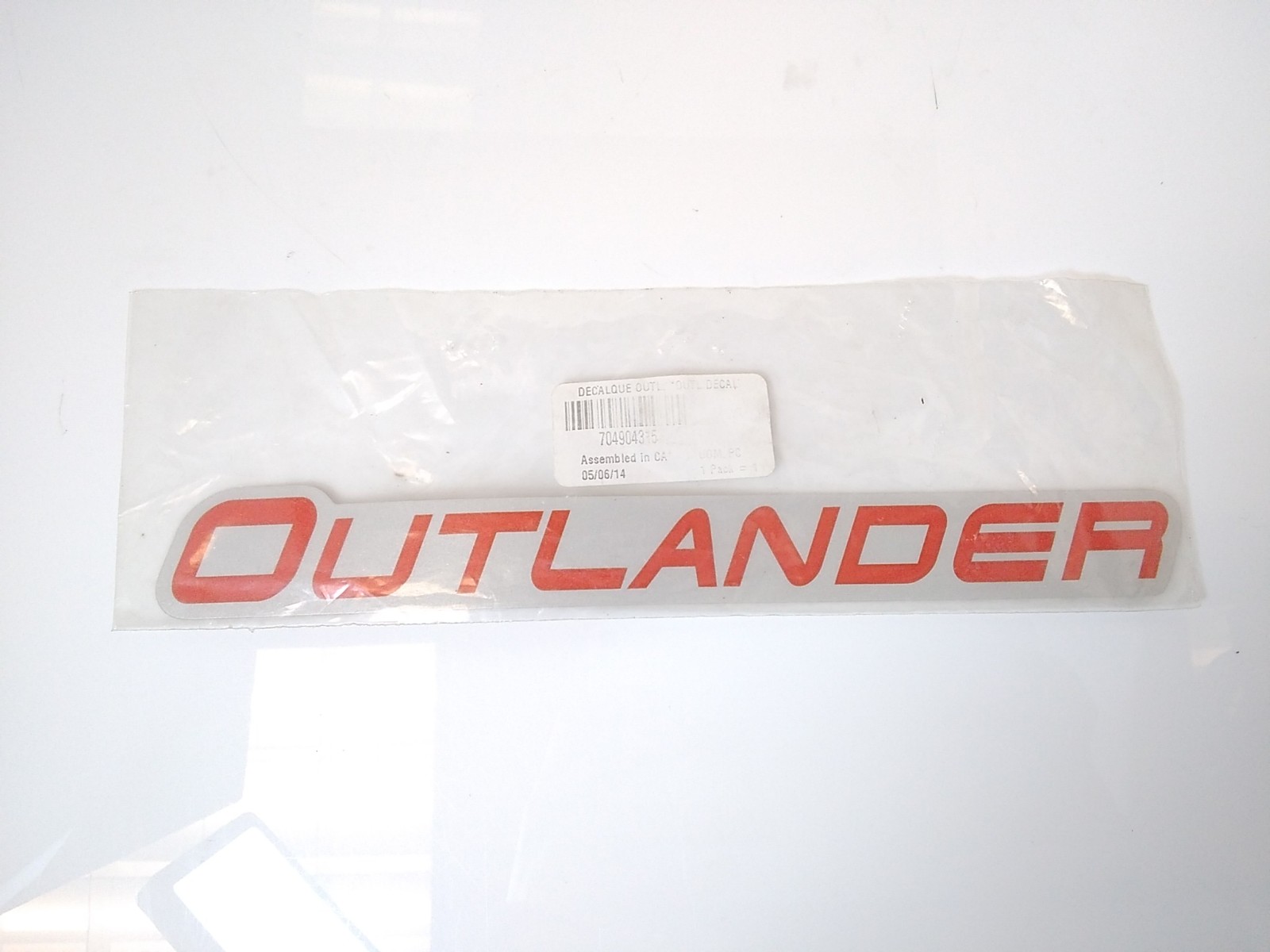 Can-am Front Side Decal Outlander Package-XT Model-White 704904315