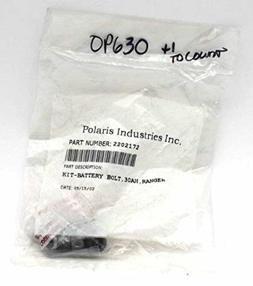 Genuine Polaris Part Number 2202172 - KIT BATTERY BOLT 30AH for Polaris