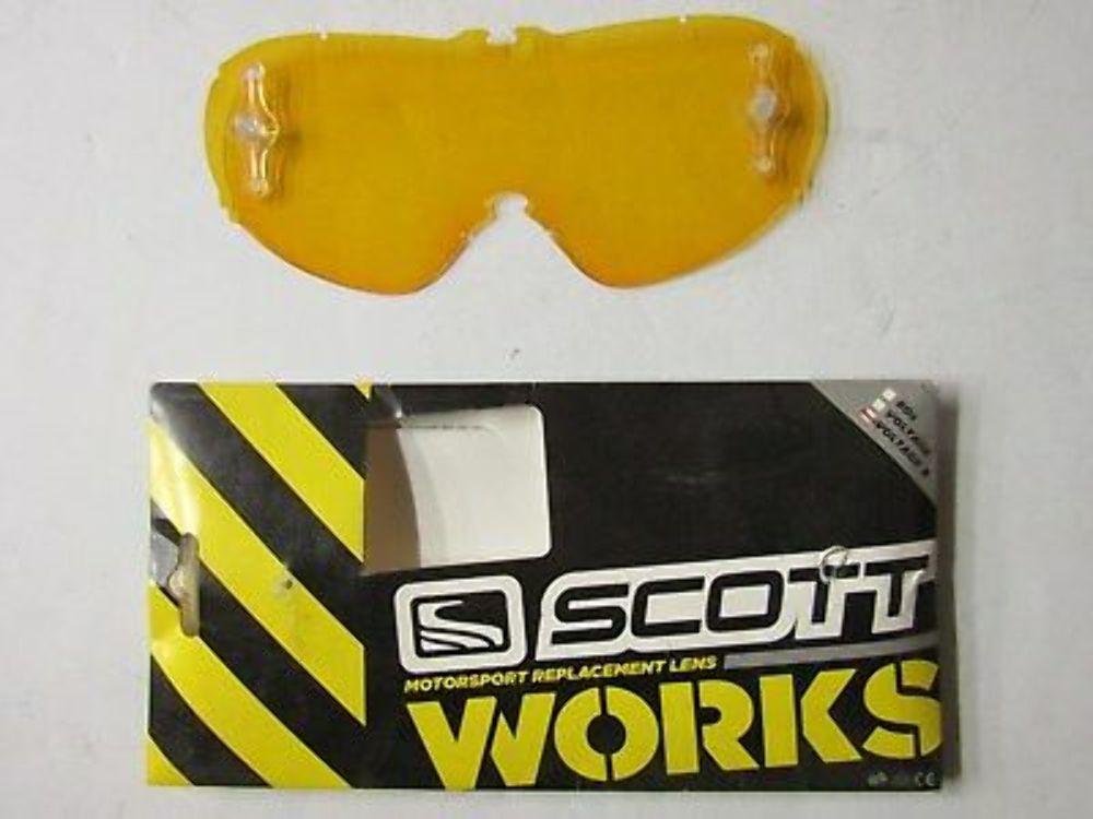 New Scott Works High Voltage Yellow MX Replacement Lens 206709-029