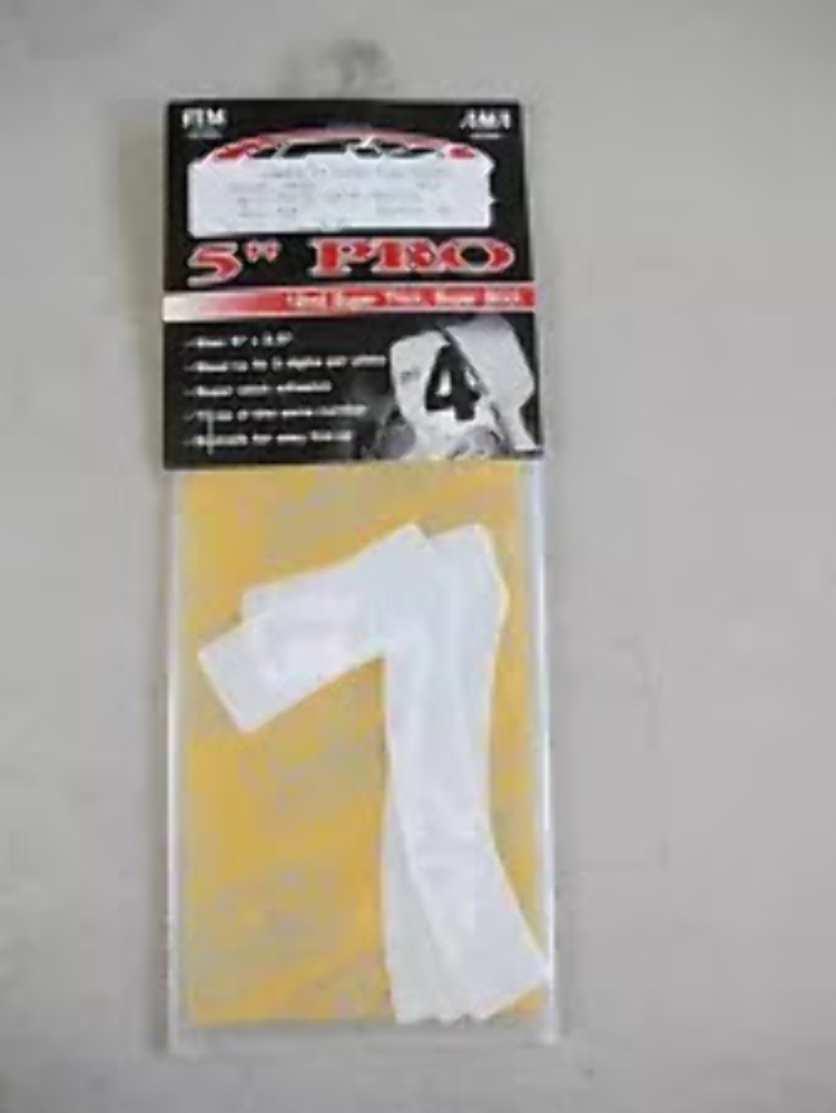 FACTORY EFFEX 5 WHITE #7 WHITE PRO NUMBER FOR NUMBER PLATE #130207