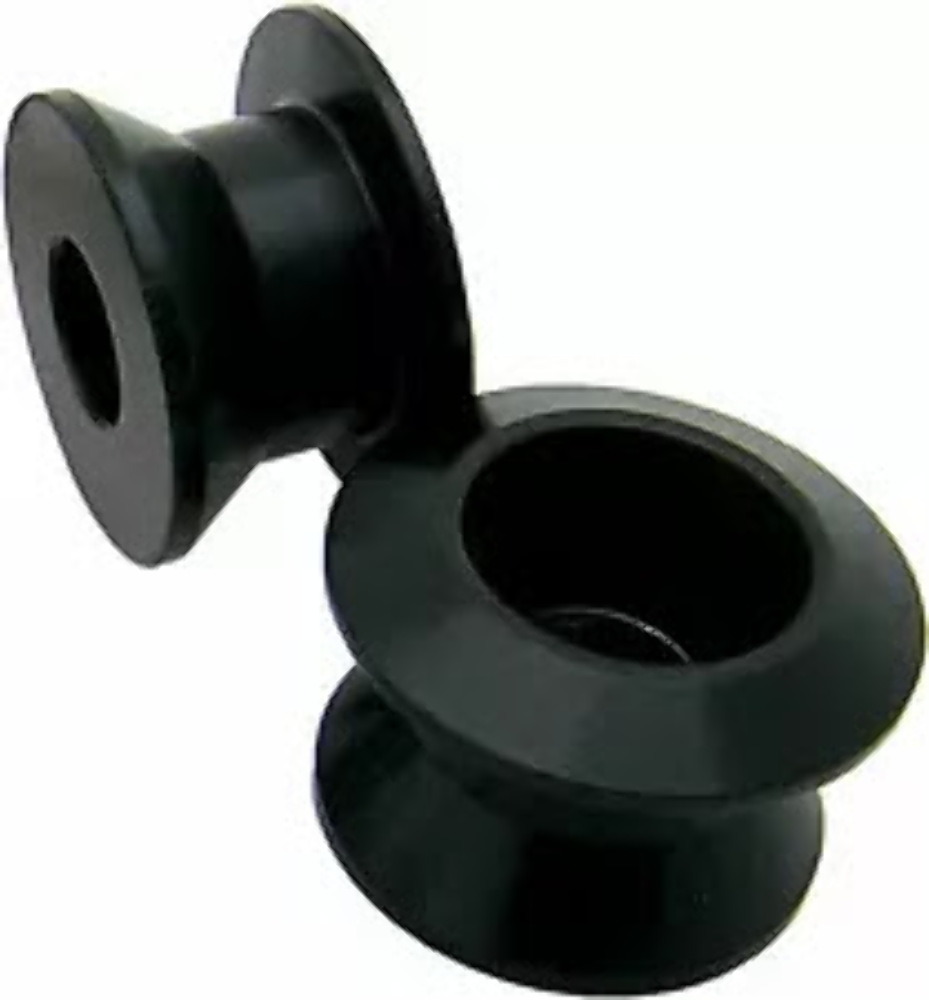 Bolt MC Hardware Universal Swingarm Spools Black 2009-SSS.BK 020-00151