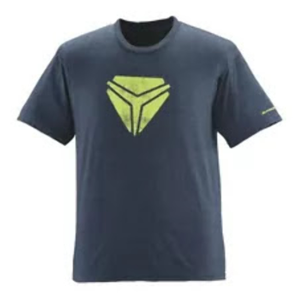 Polaris Slingshot Open Box Men's Vintage Shield Tee Navy Lime 286961803 Size M