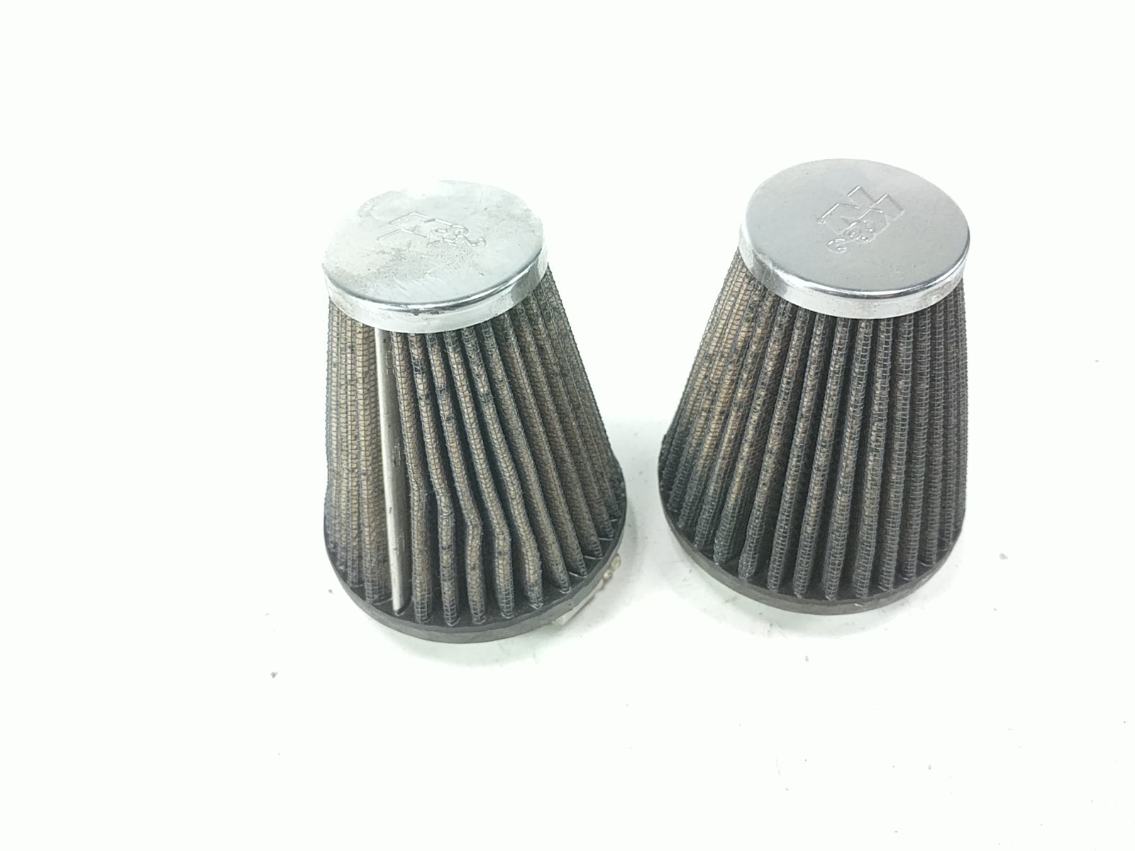 07 Triumph Thruxton 900 K&N Air Box Filter Cleaner Intake Pods Set F021D4