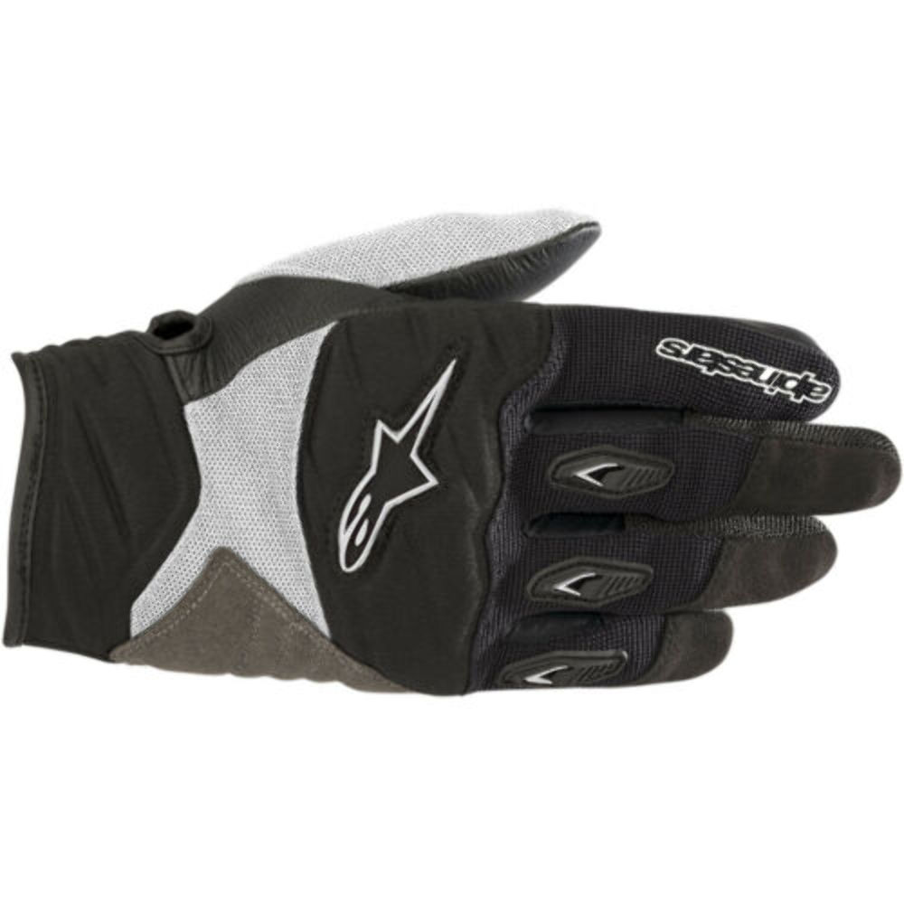 Alpinestars Womens Shore Motorcycle Gloves Black White LG Large 3302-0692