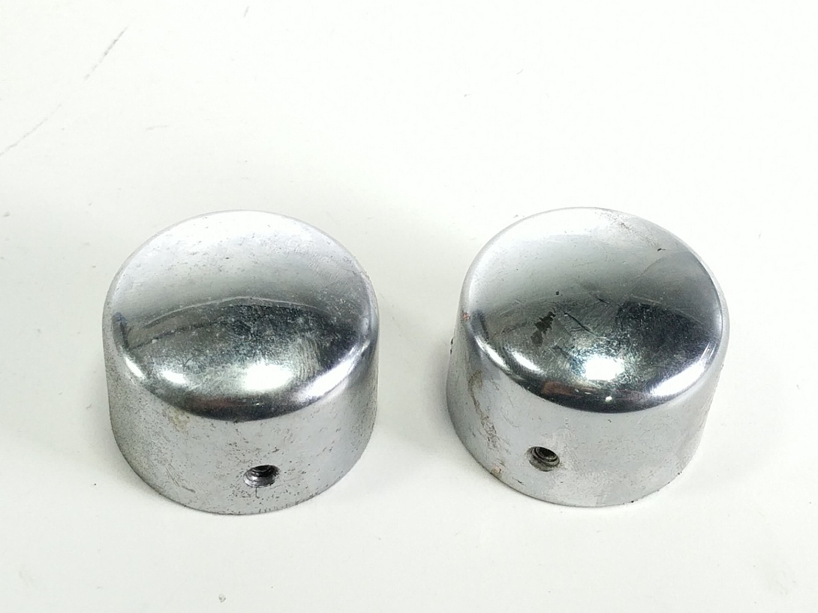 07 Harley Davidson Softail Deluxe FLSTN Front Axle Cap Covers