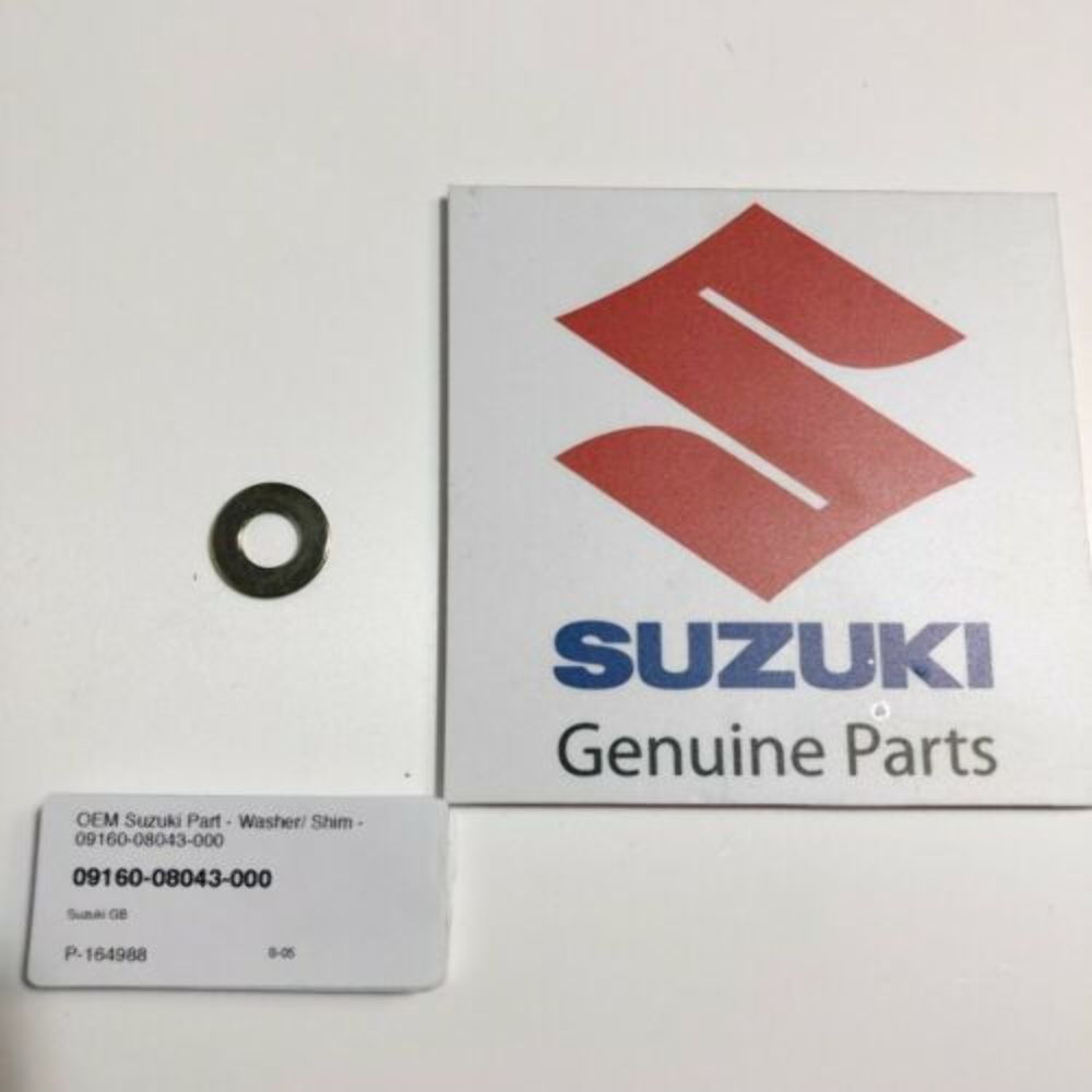 Suzuki Genuine Washer Front Wheel RM125 250 92-95 - 09160-08043-000