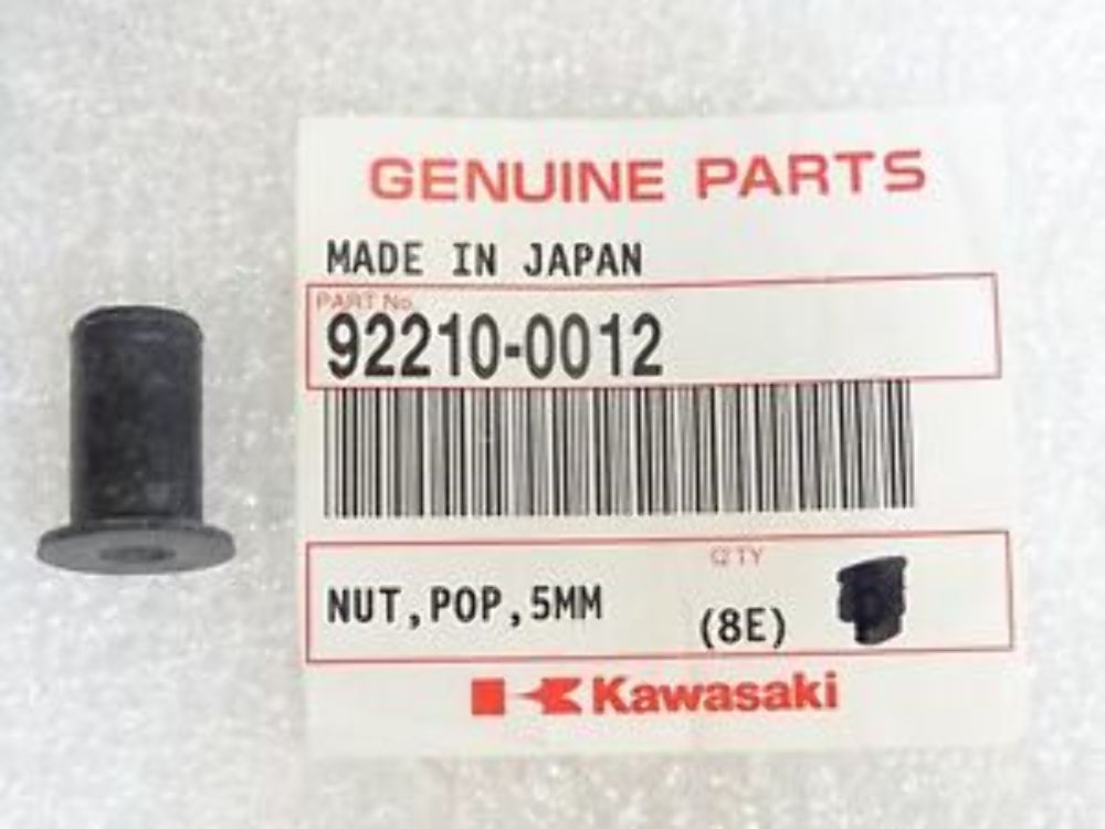 Kawasaki 92210-0012 - NUT POP Stop 5MM Qty. 1