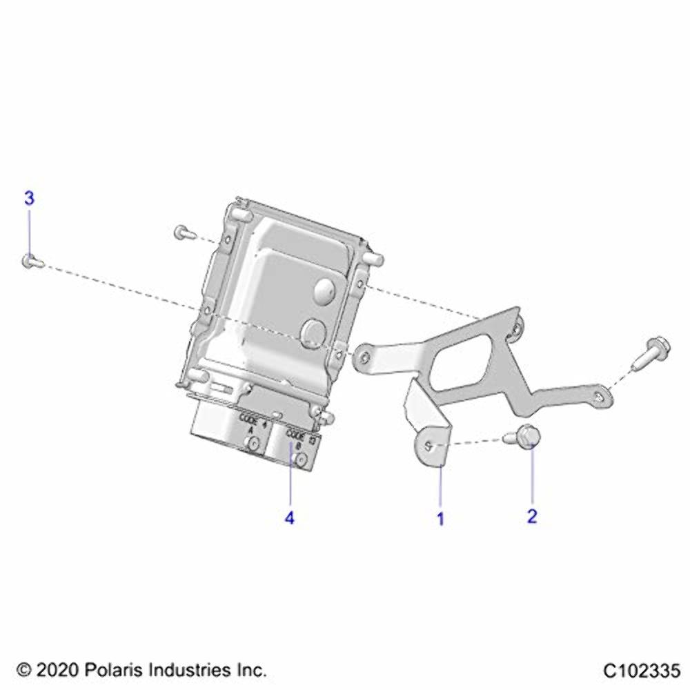 Polaris Tapping Screw Genuine OEM Part 7527815 Qty 1