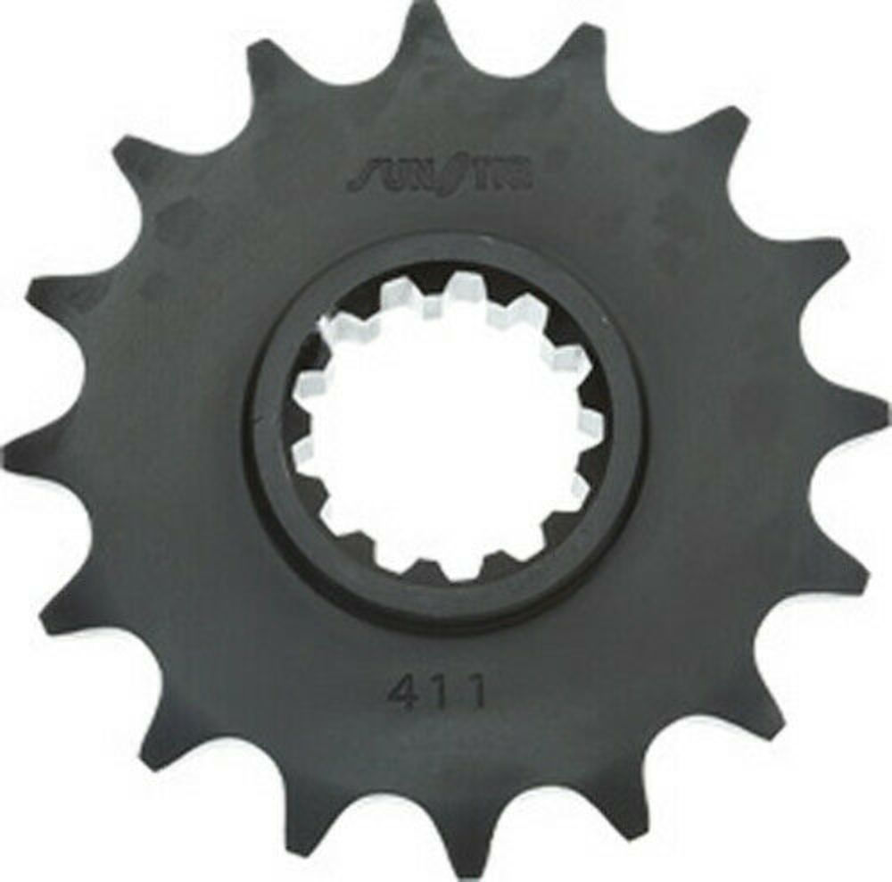 SUNSTAR - 10413 - Counter Shaft Sprocket 13T - BLACK STEEL - FRONT