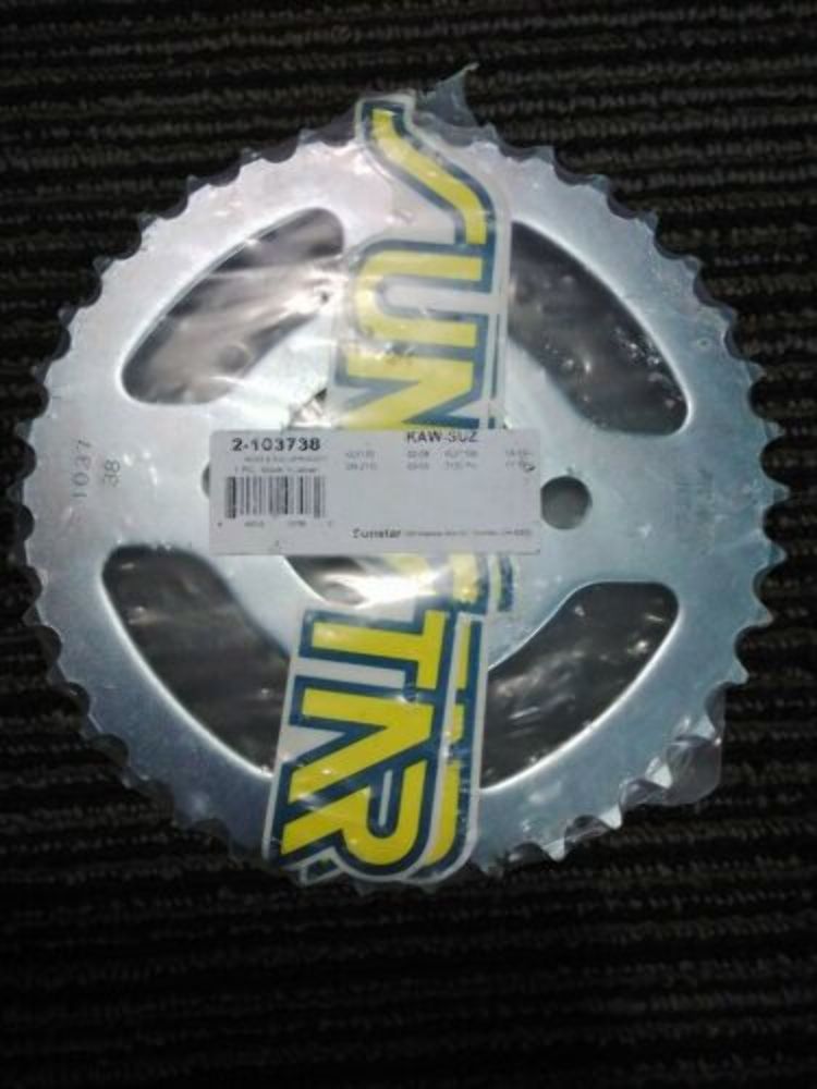 Sunstar Rear Sprocket Steel 38T-420 Kaw/Suz 2-103738